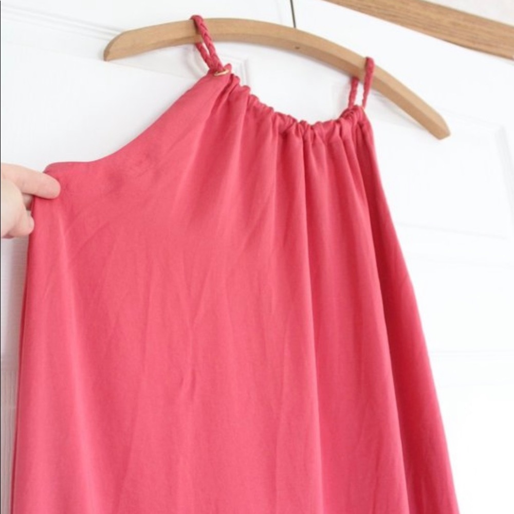 Rachel Zoe | Braided Halter Maxi Dress in magenta